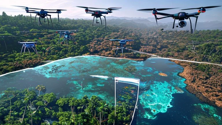 Como os avanços em drones revolucionam o monitoramento ambiental global